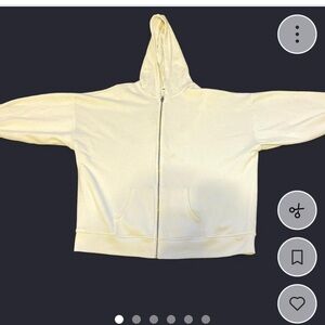 BKE Women's Soft Cream Zip-Up Sweater